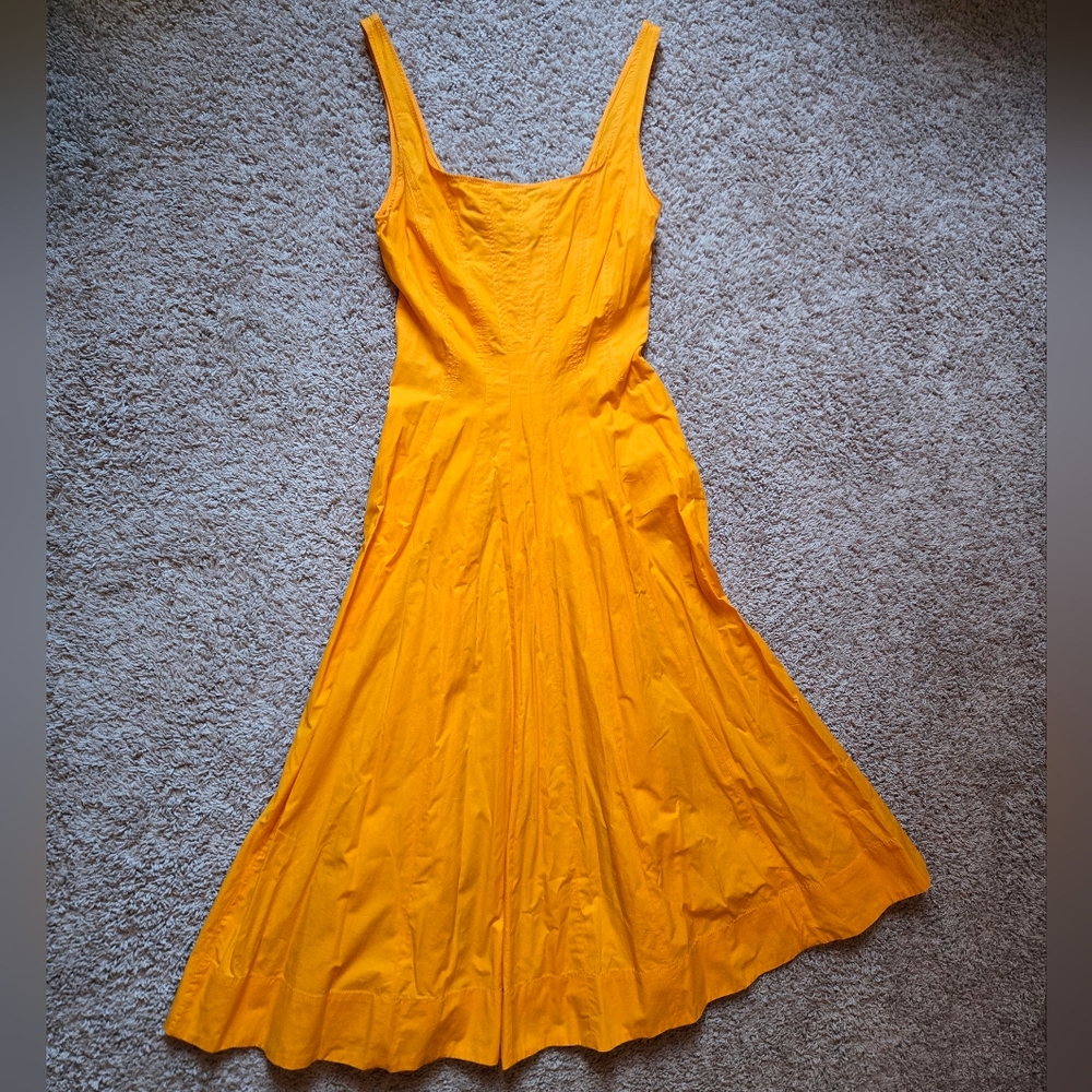 Zara Poplin Tank Midi Sun Dress